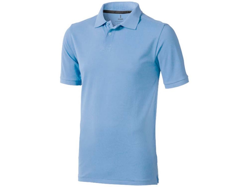 Рубашка поло Calgary мужская (голубой) 3XL (Изображение 2)
