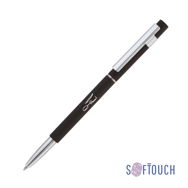 Ручка шариковая "Star", покрытие soft touch (черный) (Изображение 1)