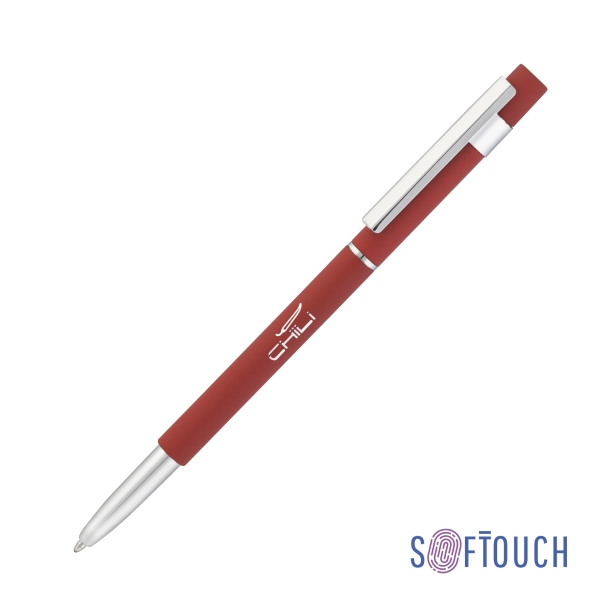 Ручка шариковая "Star", покрытие soft touch (красный) (Изображение 1)