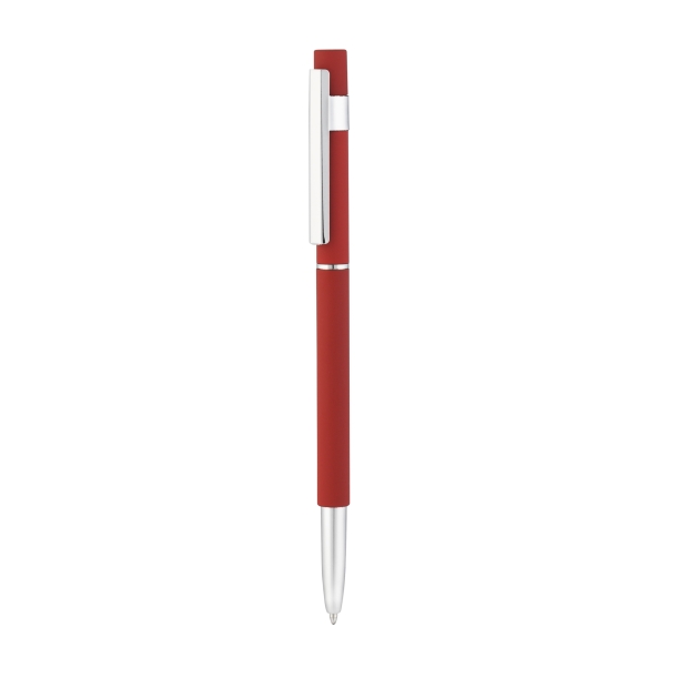 Ручка шариковая "Star", покрытие soft touch (красный) (Изображение 3)