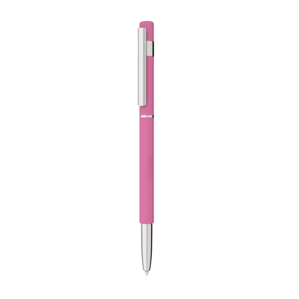 Ручка шариковая "Star", покрытие soft touch (розовый) (Изображение 3)
