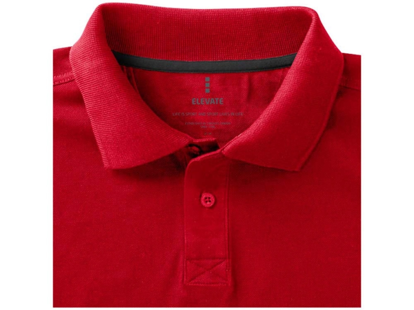 Рубашка поло Calgary мужская (красный) XL (Изображение 7)