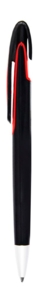 Ручка шариковая Black Fox (черная с красным)