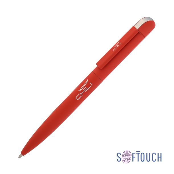 Ручка шариковая "Jupiter", покрытие soft touch (красный) (Изображение 1)
