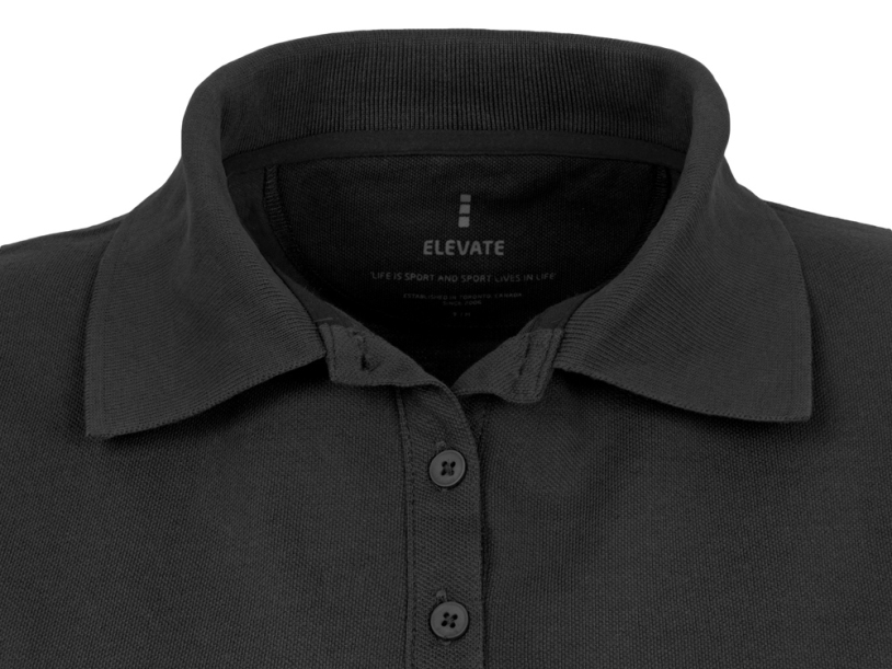 Рубашка поло Calgary женская (черный) 2XL (Изображение 4)