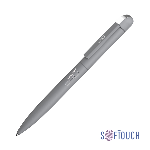 Ручка шариковая "Jupiter", покрытие soft touch (серый) (Изображение 1)