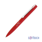Ручка шариковая &quot;Mercury&quot;, покрытие soft touch (красный)