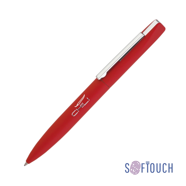Ручка шариковая "Mercury", покрытие soft touch (красный) (Изображение 1)