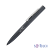 Ручка шариковая "Mercury", покрытие soft touch (антрацит) (Изображение 1)