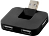USB Hub Gaia на 4 порта (черный)  (Изображение 1)