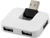 USB Hub Gaia на 4 порта (белый)  (Изображение 1)