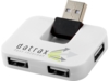 USB Hub Gaia на 4 порта (белый)  (Изображение 6)