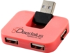 USB Hub Gaia на 4 порта (розовый)  (Изображение 6)