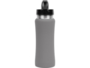 Бутылка спортивная из стали Коста-Рика, 600 мл (серый)  (Изображение 5)