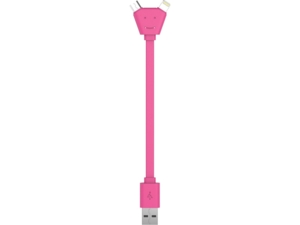 USB-переходник Y Cable (розовый) 