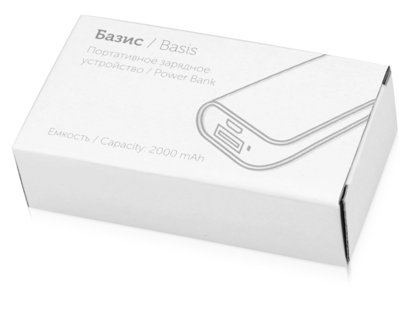 Внешний аккумулятор Basis, 2000 mAh (Изображение 7)