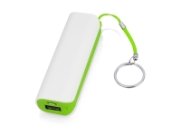 Внешний аккумулятор Basis, 2000 mAh (зеленое яблоко/белый) 