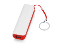 Внешний аккумулятор Basis, 2000 mAh (красный/белый) 