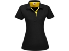Рубашка поло Solo женская (черный/желтый) S