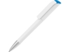 Ручка пластиковая шариковая Effect SI (синий/белый)  (Изображение 1)