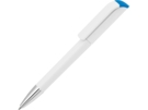 Ручка пластиковая шариковая Effect SI (синий/белый) 