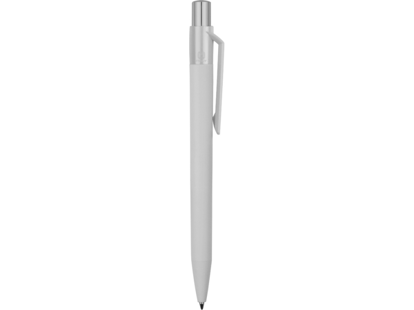 Ручка пластиковая шариковая On Top SI Gum soft-touch (серый)  (Изображение 4)