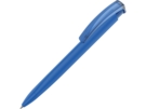 Ручка пластиковая шариковая трехгранная Trinity K transparent Gum soft-touch (синий) 