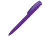 Ручка пластиковая шариковая трехгранная Trinity K transparent Gum soft-touch (фиолетовый)  (Изображение 1)
