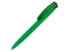Ручка пластиковая шариковая трехгранная Trinity K transparent Gum soft-touch (темно-зеленый)  (Изображение 1)