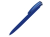 Ручка пластиковая шариковая трехгранная Trinity K transparent Gum soft-touch (темно-синий)  (Изображение 1)