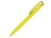 Ручка пластиковая шариковая трехгранная Trinity K transparent Gum soft-touch (желтый)  (Изображение 1)