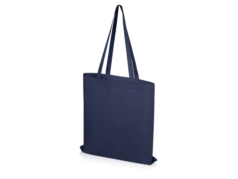 Сумка из хлопка Carryme 105, 105 г/м2 (темно-синий)  (Изображение 2)