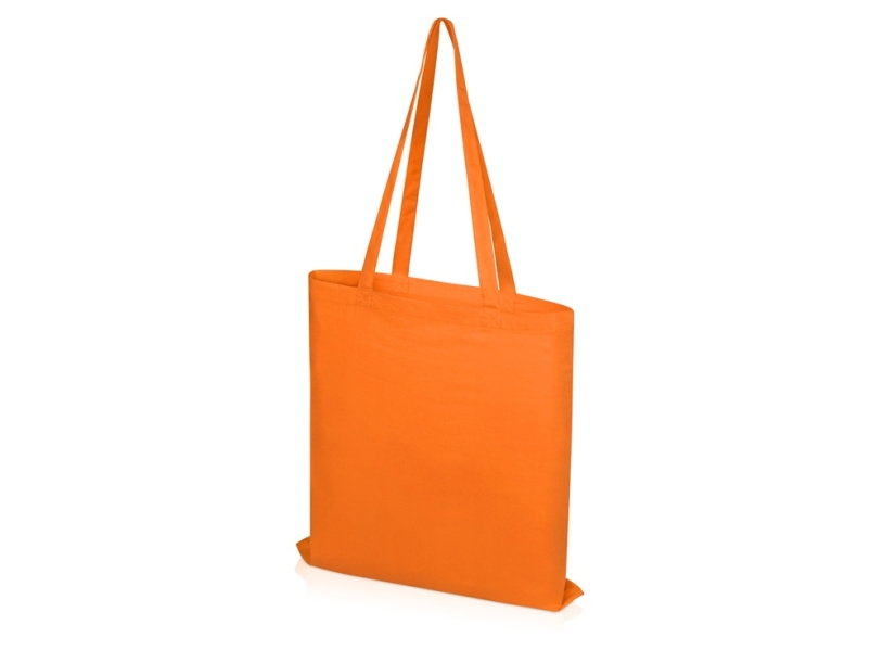 Сумка из хлопка Carryme 105, 105 г/м2 (оранжевый)  (Изображение 2)