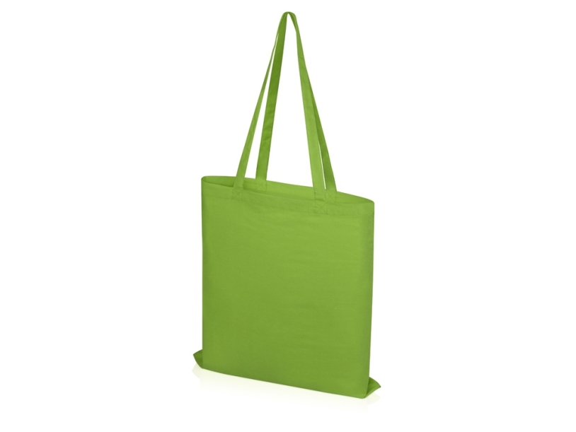 Сумка из хлопка Carryme 105, 105 г/м2 (зеленое яблоко)  (Изображение 2)