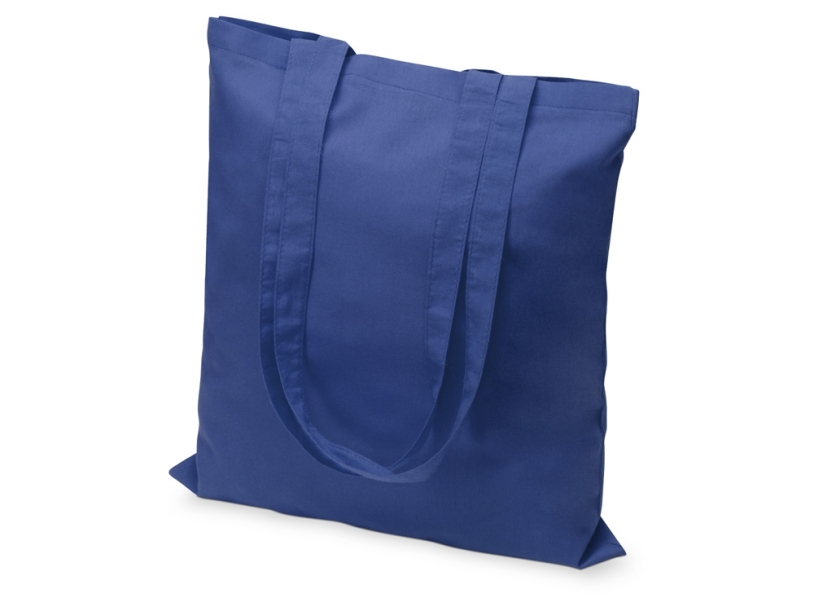 Сумка из хлопка Carryme 105, 105 г/м2 (синий)  (Изображение 1)