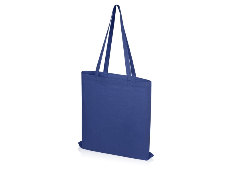 Сумка из хлопка Carryme 105, 105 г/м2 (синий)  (Изображение 2)