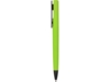 Ручка пластиковая soft-touch шариковая Taper (зеленое яблоко/черный)  (Изображение 3)
