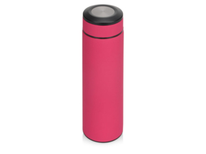 Термос Confident с покрытием soft-touch (розовый) 