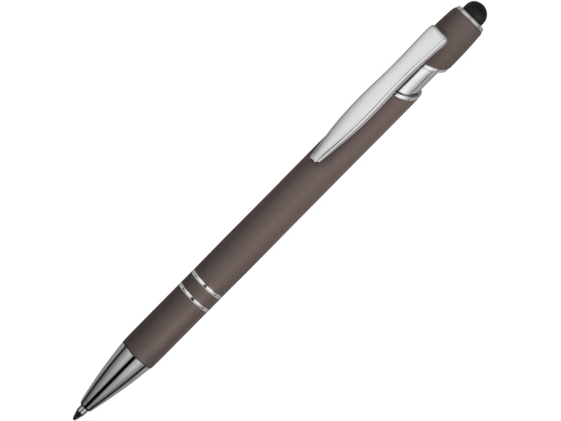 Ручка-стилус металлическая шариковая Sway soft-touch (Изображение 1)