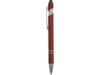 Ручка-стилус металлическая шариковая Sway soft-touch (темно-красный)  (Изображение 3)