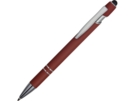 Ручка-стилус металлическая шариковая Sway soft-touch (темно-красный) 