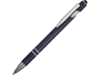 Ручка-стилус металлическая шариковая Sway soft-touch (темно-синий)  (Изображение 1)