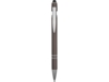 Ручка-стилус металлическая шариковая Sway soft-touch (серый)  (Изображение 2)
