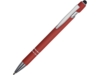 Ручка-стилус металлическая шариковая Sway soft-touch (красный)  (Изображение 1)