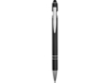 Ручка-стилус металлическая шариковая Sway soft-touch (черный)  (Изображение 2)