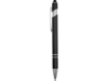 Ручка-стилус металлическая шариковая Sway soft-touch (черный)  (Изображение 3)