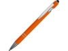Ручка-стилус металлическая шариковая Sway soft-touch (оранжевый)  (Изображение 1)