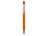 Ручка-стилус металлическая шариковая Sway soft-touch (оранжевый)  (Изображение 2)