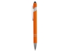 Ручка-стилус металлическая шариковая Sway soft-touch (оранжевый)  (Изображение 3)