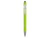 Ручка-стилус металлическая шариковая Sway soft-touch (зеленое яблоко)  (Изображение 2)